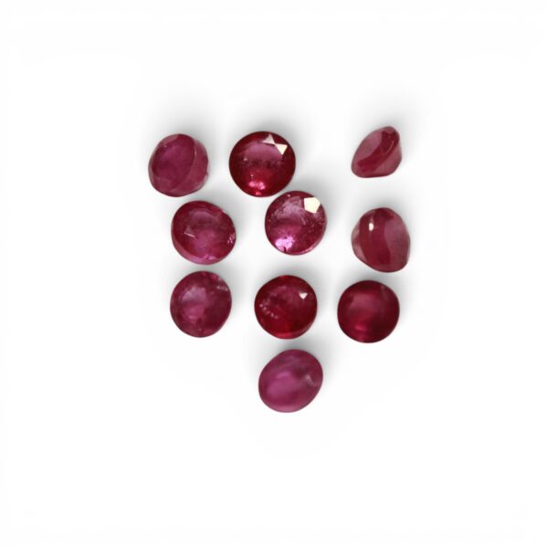 Natural Ruby Stone 4 mm